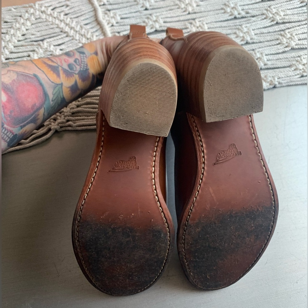 Red Wing Brown Leather Chelsea Boots - Picture 8 of 14